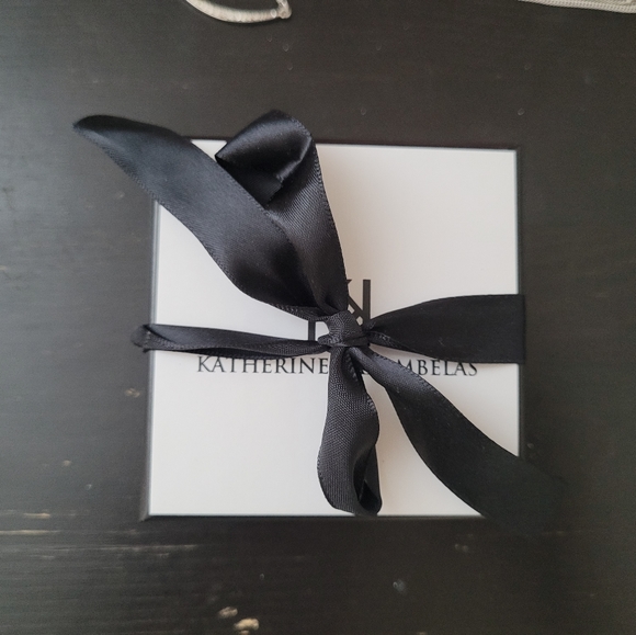 Silver Earrings with Pink Gem - Picture 7 of 7